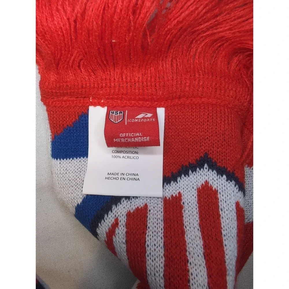 USA U.S Soccer Futbol Scarf FIFA World Cup Icon Sports Official Merch